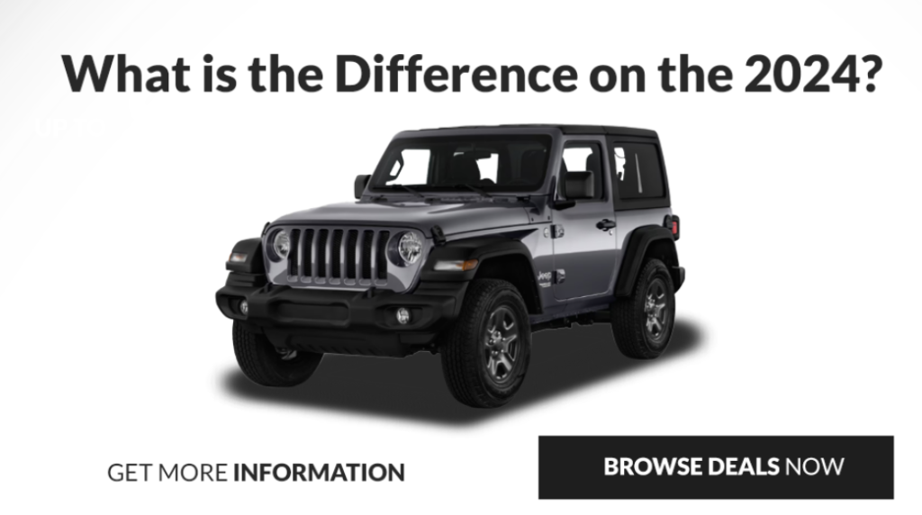 What is the difference on the 2024 jeep wrangler? 